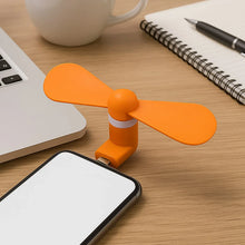 mini USB fan For Having cool air instantly, anywhere and anytime purposes (Micro Port / Mix Color) - Justgrabit Inc.