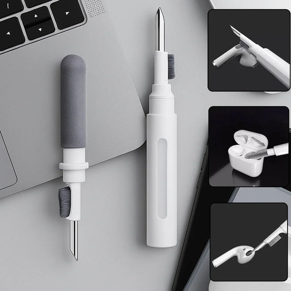 3 In 1 Earbuds Cleaning Pen For Cleaning Of Ear Buds And Ear Phones Easily Without Having Any Damage. - Justgrabit Inc.
