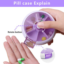 Cute 7 - Day Pill Box Dispenser – Portable 7 - Grid Medicine Organizer (1 Pc) - justgrabit.in | Just Grab It