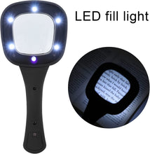 Handheld LED Magnifying Glass – 6 Lighted Magnifier for Reading & Inspection - justgrabit.in | Just Grab It