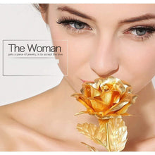 Luxury Decorative Gold Plated Artificial Golden Rose with Premium Box - Justgrabit Inc.