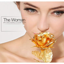 Luxury Decorative Gold Plated Artificial Golden Rose with Premium Box - justgrabit.in | Just Grab It