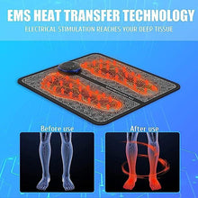EMS Foot Massager, Electric Feet Massager, Deep Kneading Circulation Foot Booster for Feet and Legs Muscle Stimulator, Folding Portable Electric Massage Machine (Mix Design) - justgrabit.in | Just Grab It