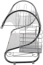 STAINLESS STEEL RECTANGLE DISH DRAINER RACK / BASKET WITH DRIP TRAY - justgrabit.in | Just Grab It