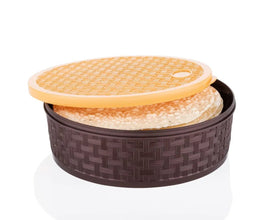 Round Plastic Masala Spice Box - Justgrabit Inc.