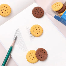Biscuit - Shaped Erasers | Fun Rubber Stationery for Kids | Creative Birthday Gift Toy (6 Pcs Set) - Justgrabit Inc.