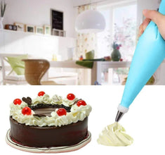 Cake Decorating Nozzle with Piping Bag Stainless Steel Piping Cream Frosting Nozzles - Justgrabit Inc.