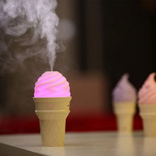 Ice Cream Design LED Humidifier for Freshening Air & Fragrance (Multicoloured) - Justgrabit Inc.