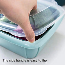 Double Layer Food Drainer Washing Basket with Collapsible Strainers Colander - Justgrabit Inc.