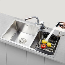 Stainless Steel Expandable Kitchen Sink Dish Drainer - Justgrabit Inc.