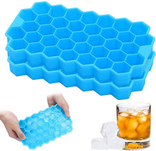 Flexible Silicone Ice Cube Tray, 37 Small Cubes , Fridge Use - justgrabit.in | Just Grab It