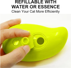 3 - in - 1 Cat Steamy Brush – Self - Cleaning Pet Grooming & Hair Removal Comb - Justgrabit Inc.