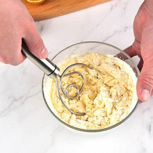 Dough Whisk, Premium Stainless Steel Dutch Whisk, Dough Hand Mixer Artisan Blender For Egg, Bread, Cake, Pastry, Pizza Dough - Perfect Baking Tools, Whisking, Tirring Kitchen Tools (1 Pc) - Justgrabit Inc.