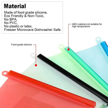 Reusable Silicone Airtight Leakproof Food Storage Bag - 1 ltr - Justgrabit Inc.