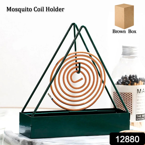 Triangular Iron Mosquito Coil Holder – Stylish Outdoor Incense Holder - Justgrabit Inc.