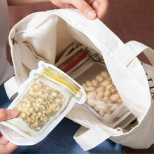 Reusable Airtight Seal Plastic Food Storage Mason Jar Zipper (150ml) - Justgrabit Inc.