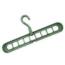 Anti - Skid Plastic 9 - Holes Magic Wardrobe Folding Hangers - Justgrabit Inc.