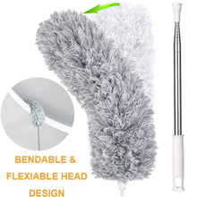 Microfiber Dusters for Cleaning, Telescoping Feather Duster with 100 inches Extendable Handle Pole, Dusting Cleaning Tools for Cleaning High Ceiling, Ceiling Fan, Blinds, Cobwebs, Furniture, Cars - justgrabit.in | Just Grab It