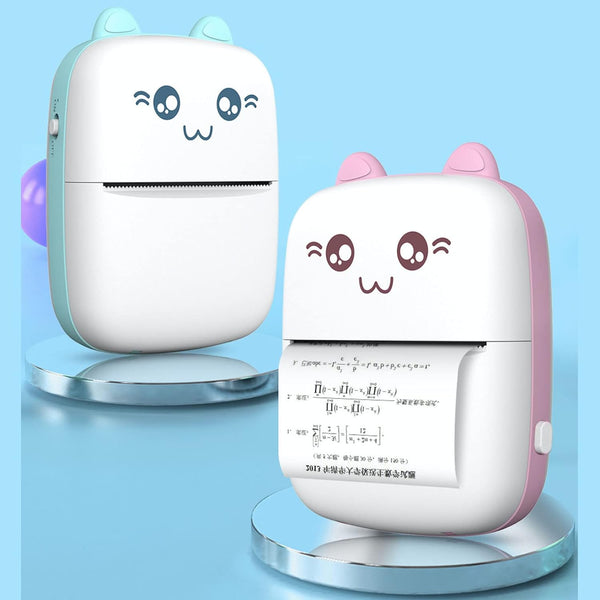 Pocket Mini Bluetooth Thermal Printer Wireless Smart Printer for Photos (Includes 1 Roll Paper) - justgrabit.in | Just Grab It