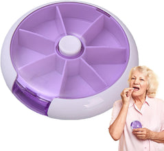Cute 7 - Day Pill Box Dispenser – Portable 7 - Grid Medicine Organizer (1 Pc) - justgrabit.in | Just Grab It