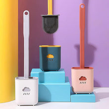 Silicone Toilet Brush with Holder (Without Box) - justgrabit.in | Just Grab It
