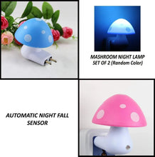 Automatic Night Sensor Mushroom Lamp (0.2 watt, Multicolour) - justgrabit.in | Just Grab It