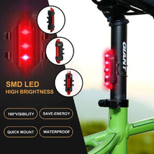 Rechargeable Bicycle Front Waterproof LED Light (Red) - Justgrabit Inc.