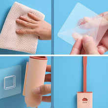 Silicone Toilet Brush with Holder (Without Box) - justgrabit.in | Just Grab It