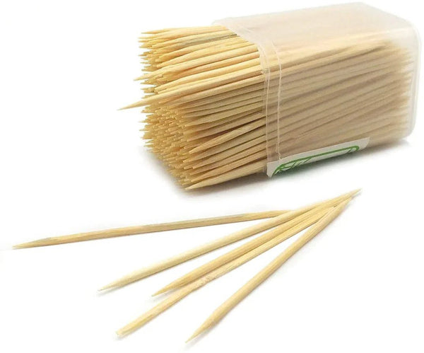 Wooden Toothpicks with Dispenser Box - Justgrabit Inc.
