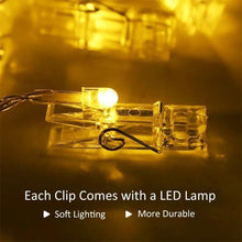 Fairy Warm White Clip Lights for Photos (10 Pcs Clip) - Justgrabit Inc.