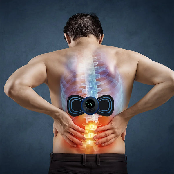 Portable USB Neck Massager Electric Neck Massager Automatic Massage Enhancer Mini Cervical Massager EMS - justgrabit.in | Just Grab It