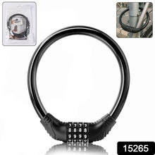 Bike Lock Cable Resettable Cable Lock - Self Coiling 4 Digit Combination Bike Lock - justgrabit.in | Just Grab It