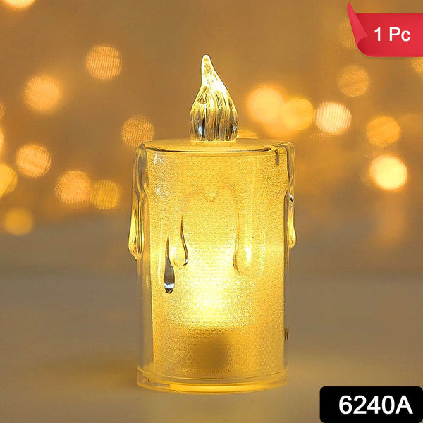 Simple Candles for Home Decoration, Crystal Candle Lights, Diwali - justgrabit.in | Just Grab It