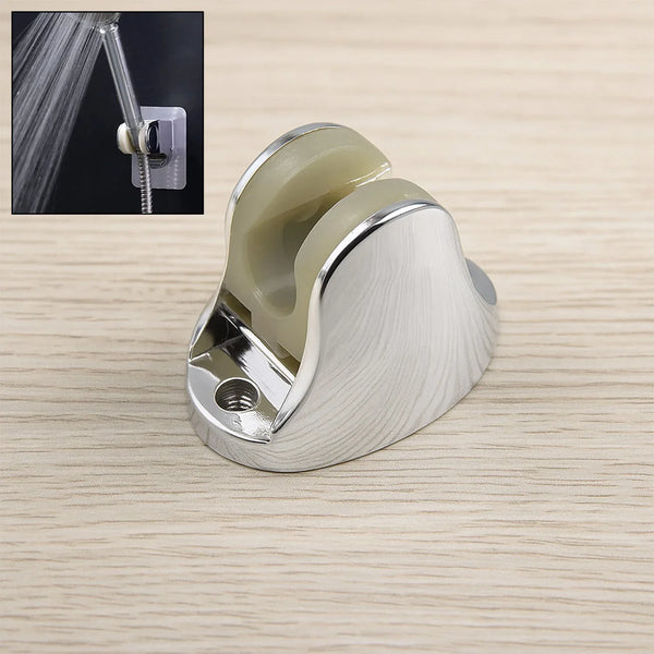ADJUSTABLE HAND SHOWER HOLDER WITH FIXING SCREWS ADJUSTABLE BRACKET FOR BATHROOM (Loose) - justgrabit.in | Just Grab It