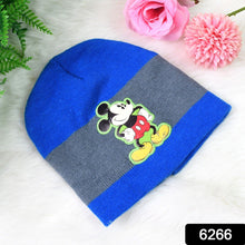 Cap for Winter Woolen Knitted Black Inside Fur Caps (1 Pc / Mix Design & Color) - justgrabit.in | Just Grab It
