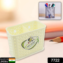 multipurpose Holder for Desk, Plastic Pen Pots Desk Organizers Pots Holder Stationary Supplies for Office, Home, School Non - slip Silicone Bottom - justgrabit.in | Just Grab It