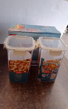 Apex Press N’ Lock Airtight Kitchen Storage Container Set (2Pc/1400ml) Approx - justgrabit.in | Just Grab It