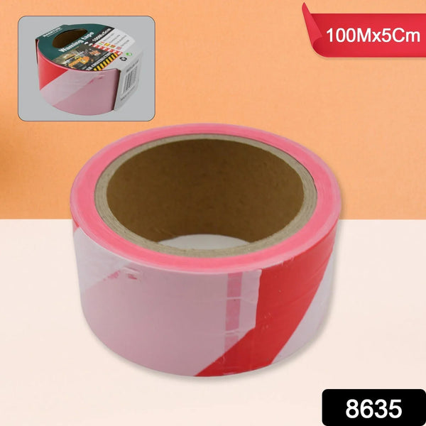 Safety Warning Tape, Construction Barrier Tape Non - Adhesive (100Mx5CM) - justgrabit.in | Just Grab It