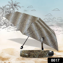 Leopard Shape 3 - Fold Sun & Rain Protective Foldable Umbrella (1 Pc) - justgrabit.in | Just Grab It