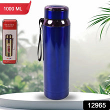 Vacuum Insulated Stainless Steel Bottle, Double (Approx 1000 ML / 1 Pc / Mix Color) - justgrabit.in | Just Grab It