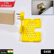 Multi - Purpose Yellow Wall Holder Stand for Mobile Charging - justgrabit.in | Just Grab It
