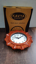 Wooden Look Round Wall Clock – Battery Operated Easy - to - Read Design for Home/Office - justgrabit.in | Just Grab It