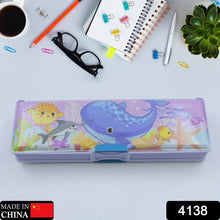 Multipurpose Cartoon Pencil Case – Double Deck Compass Box with 2 Compartments - justgrabit.in | Just Grab It