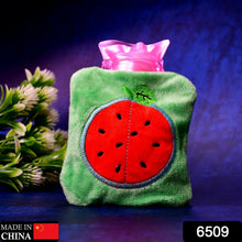Watermelon Small Hot Water Bag with Cover – Pain Relief Warmer - Justgrabit Inc.