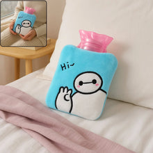 Blue Baymax Small Hot Water Bag with Cover for Pain Relief - Justgrabit Inc.