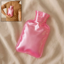 Simple Pink small Hot Water Bag with Cover for Pain Relief, Neck, Shoulder Pain and Hand, Feet Warmer, Menstrual Cramps. - Justgrabit Inc.