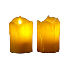 Set of 24 Multicolor Flameless Melted Design Candles for Decoration, Diwali - justgrabit.in | Just Grab It
