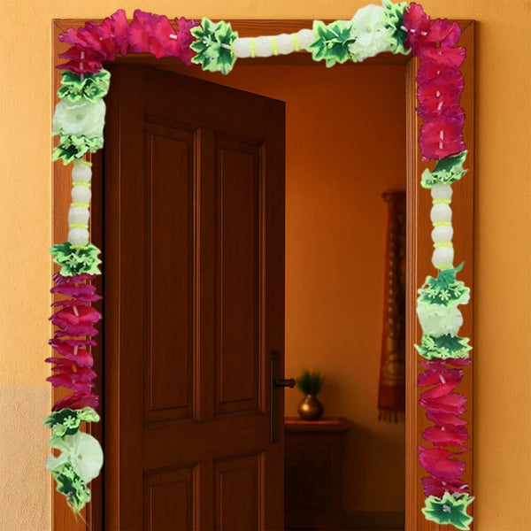 Artificial Flower Garland Toran - (1 Pc) - justgrabit.in | Just Grab It