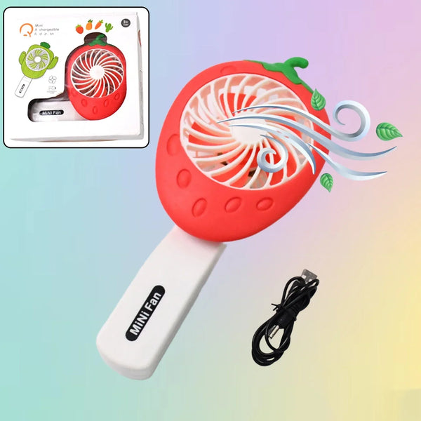 USB Operated Handheld Mini Fan ( Mix Colour) - Justgrabit Inc.