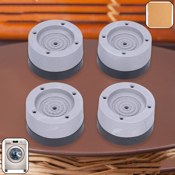 Round Washing Machine Support Pad (4 Pcs Set) - justgrabit.in | Just Grab It